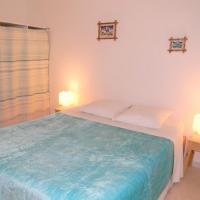 Chambre turquoise haut de villa